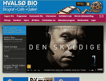 Tablet Screenshot of hvalsoebio.dk